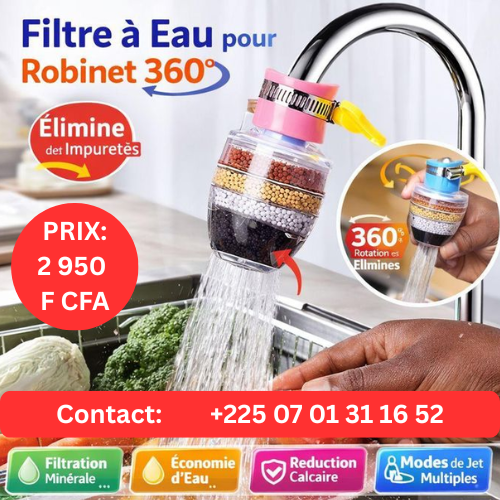 Filtre à eau pour robinet